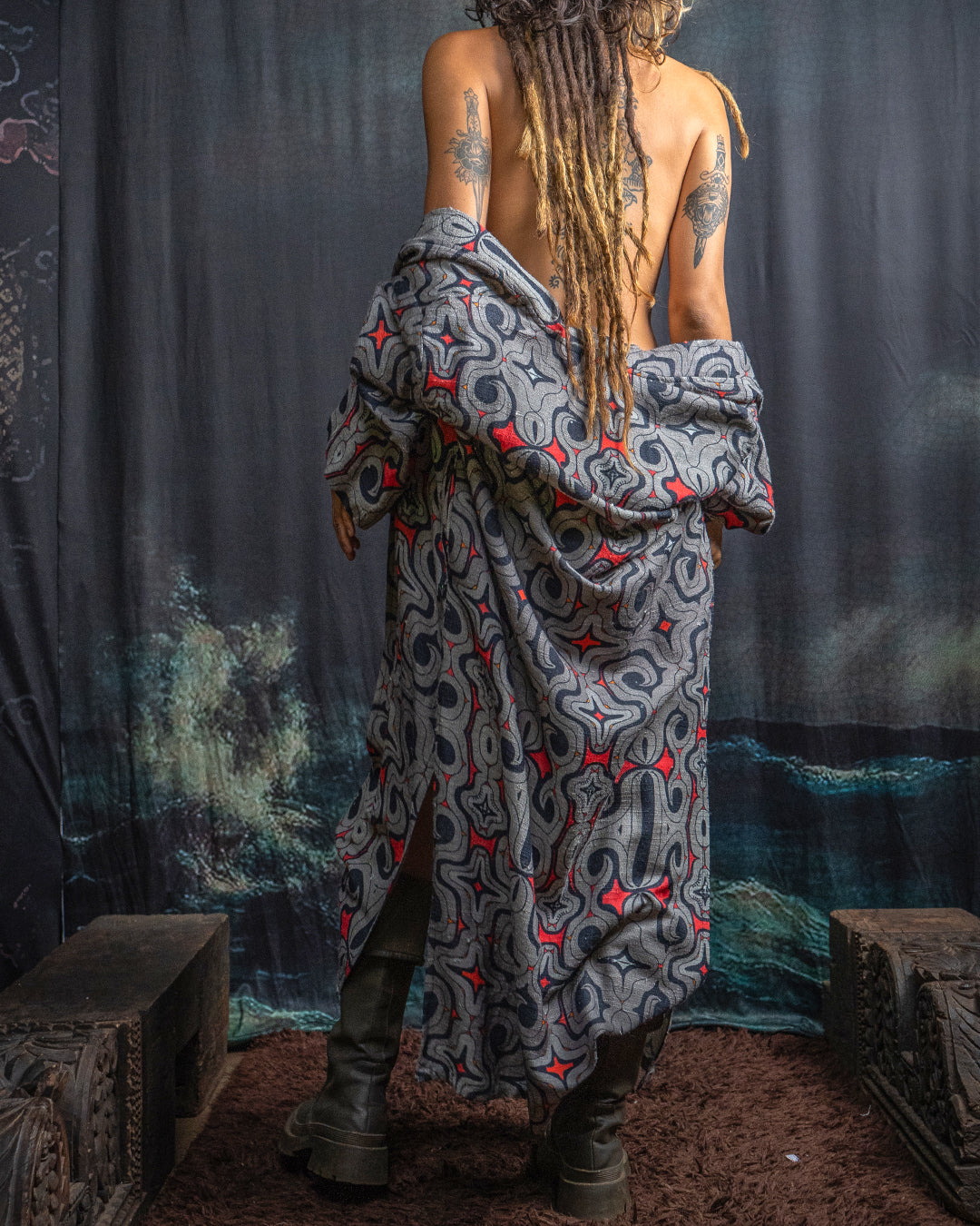 Open Kimono / Chinese Silk Unique Pieces - Raw MU TRIBE